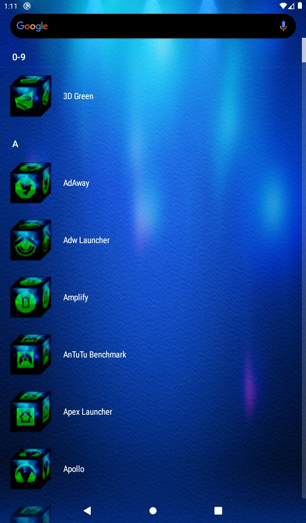3D Green Icon Pack screenshot