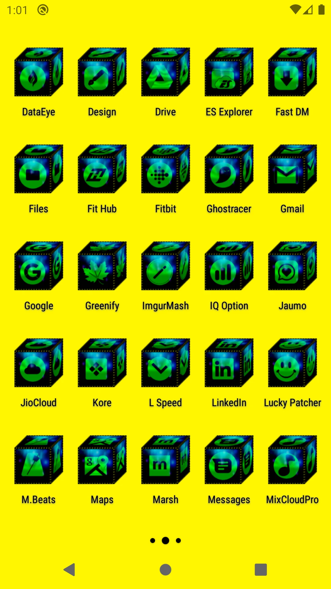 3D Green Icon Pack screenshot