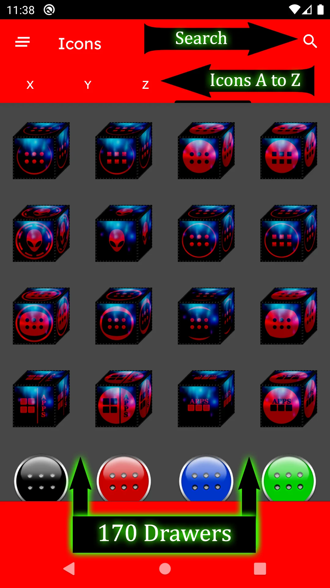 3D Green Icon Pack screenshot
